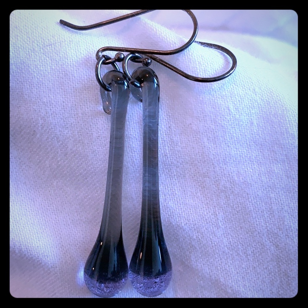 Purple Earrings